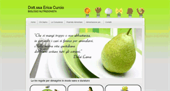 Desktop Screenshot of curcionutrizionista.com