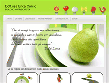 Tablet Screenshot of curcionutrizionista.com